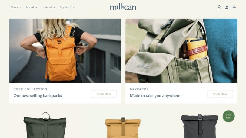 millican uk website