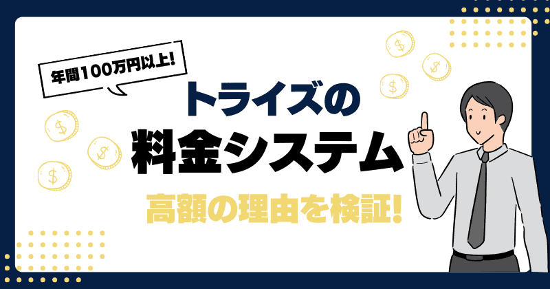 年間100万円超トライズの料金の全て！高額の理由と他のスクールとの比較